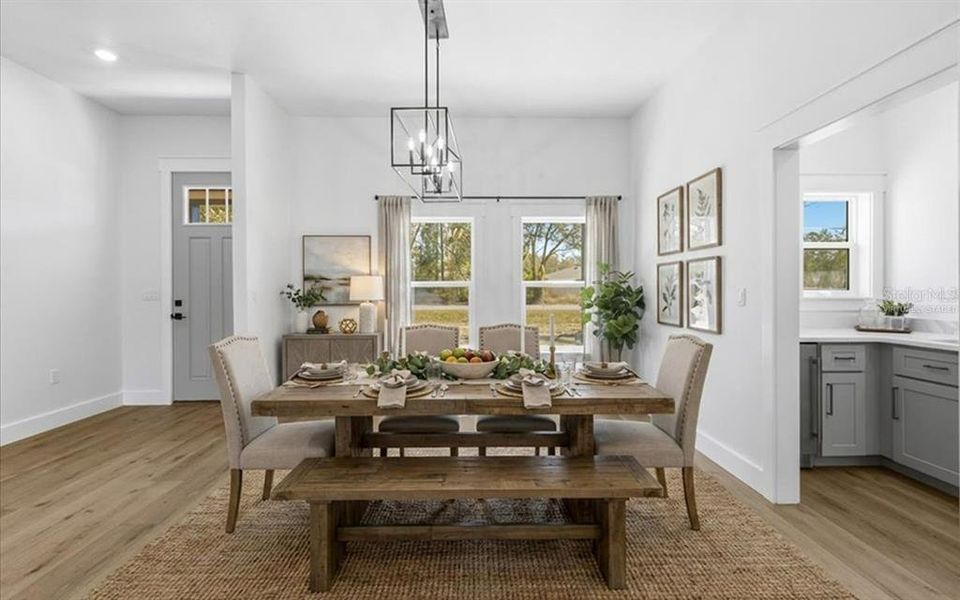 Furnished interior view inside a new home in , Lake City (Image 17).