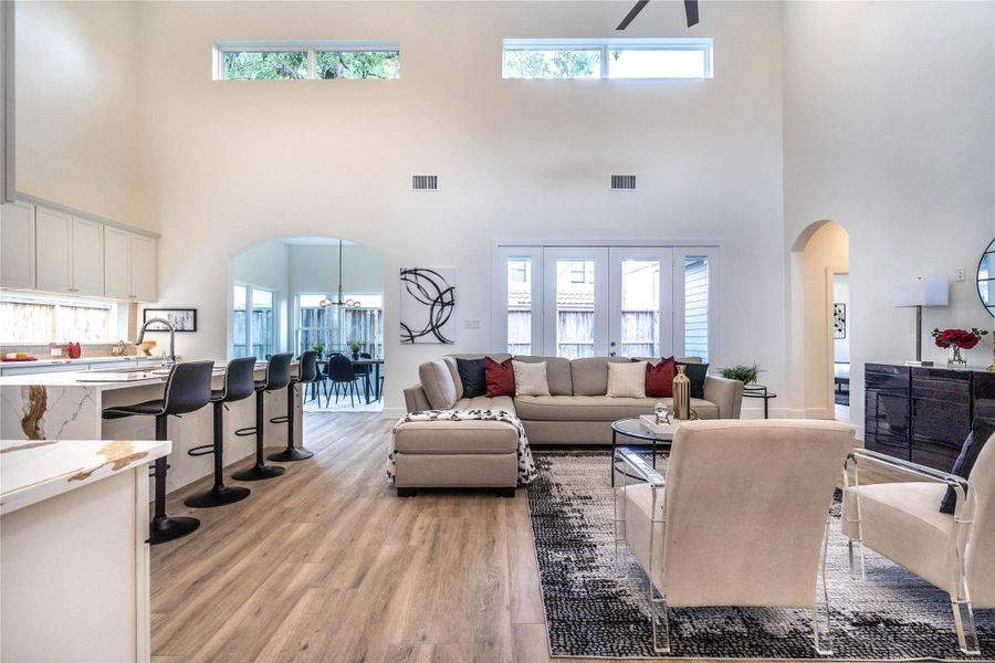 Living Room - Previous Build for Fixture and Finish Reference