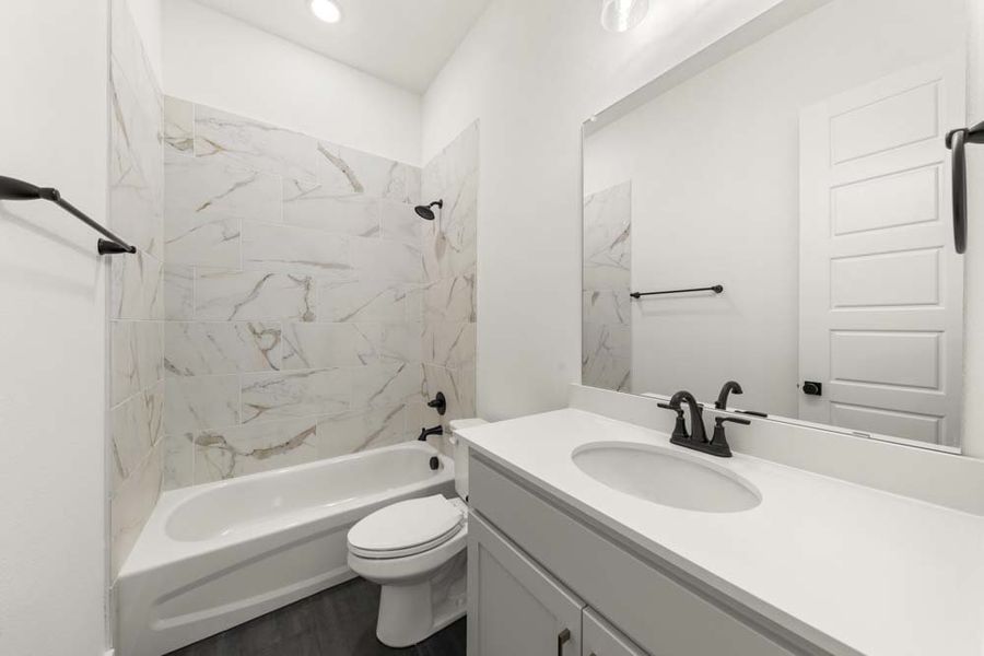 Representative furnished interior of a home built from the 5022 by Tradition Homes in Lakewood at Brookhollow – 60′ Lots, Prosper (Image 6).