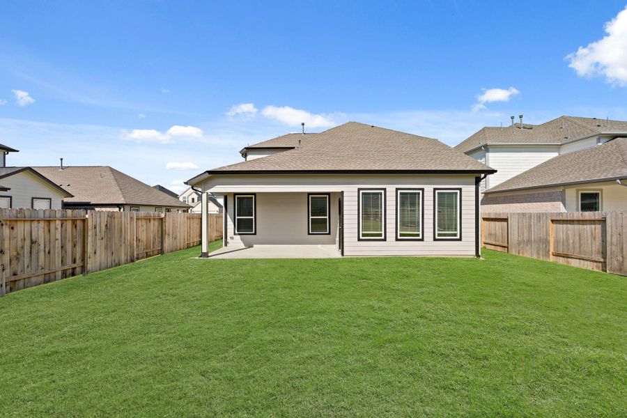 Exterior details and patio area of a home in Morton Creek Ranch, Katy (Image 4). Exterior details and patio area of a home in Morton Creek Ranch, Katy (Image 4).