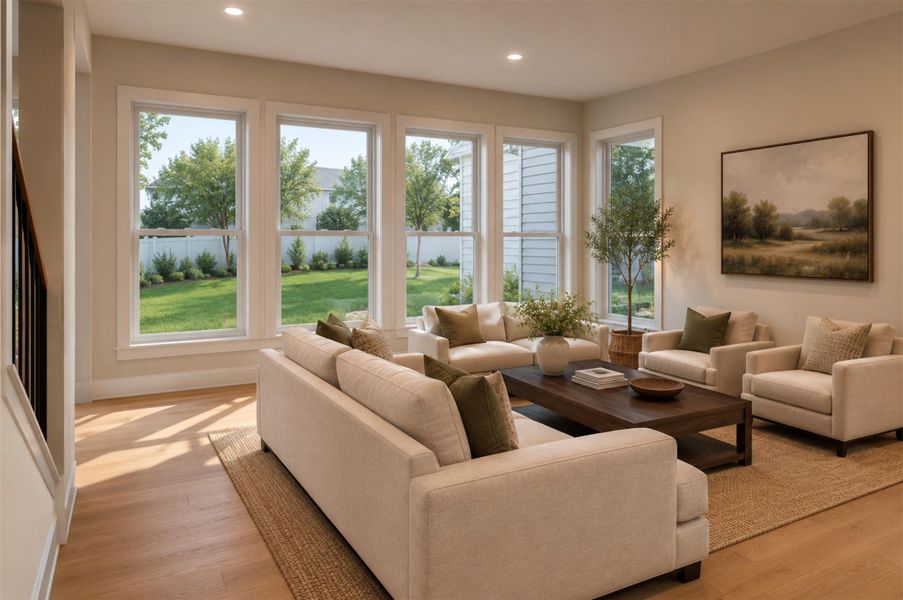 Furnished interior view inside a new home in , Austin (Image 4).