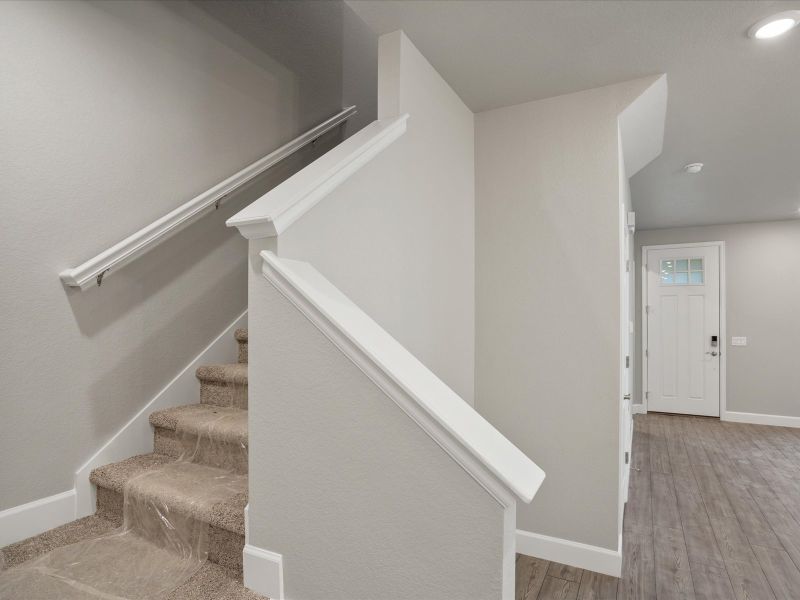 The Breckenridge floorplan, images taken at Prospect Village at Sterling Ranch