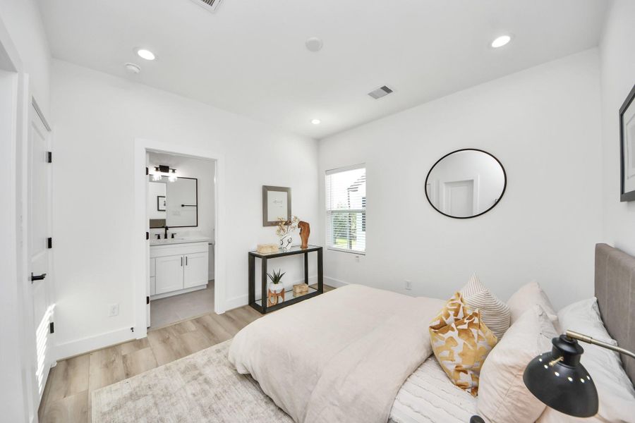 Furnished interior view inside a new home in Hammerly Blvd, Houston (Image 43).