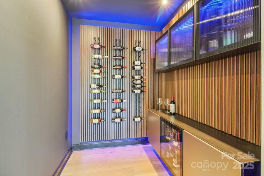 Wine room and specialty liquor cabinetry
