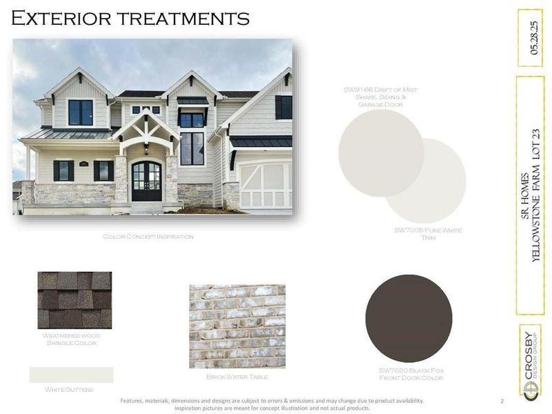 Sample of building materials used in homes in Yellowstone Farms, Cumming (Image 6). Sample of building materials used in homes in Yellowstone Farms, Cumming (Image 6).