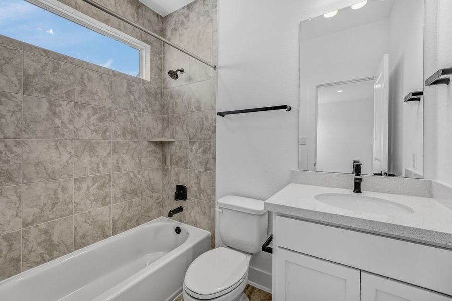 Furnished interior view inside a new home in Santa Rita Ranch, Liberty Hill (Image 7).