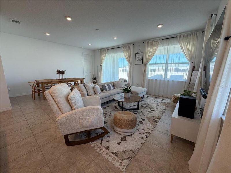 Furnished interior view inside a new home in , Ocala (Image 10). Furnished interior view inside a new home in , Ocala (Image 10).