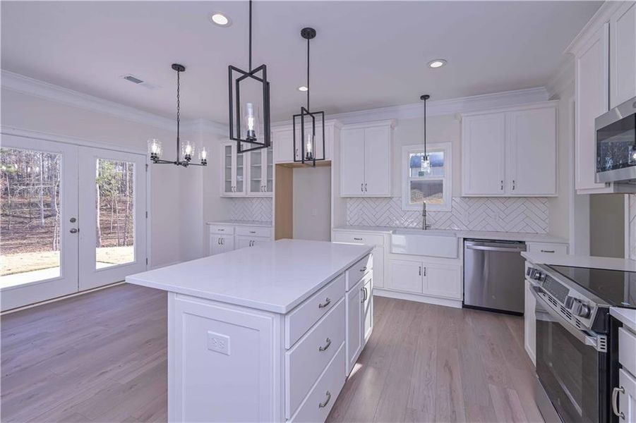 Furnished interior view inside a new home in , Buchanan (Image 14).