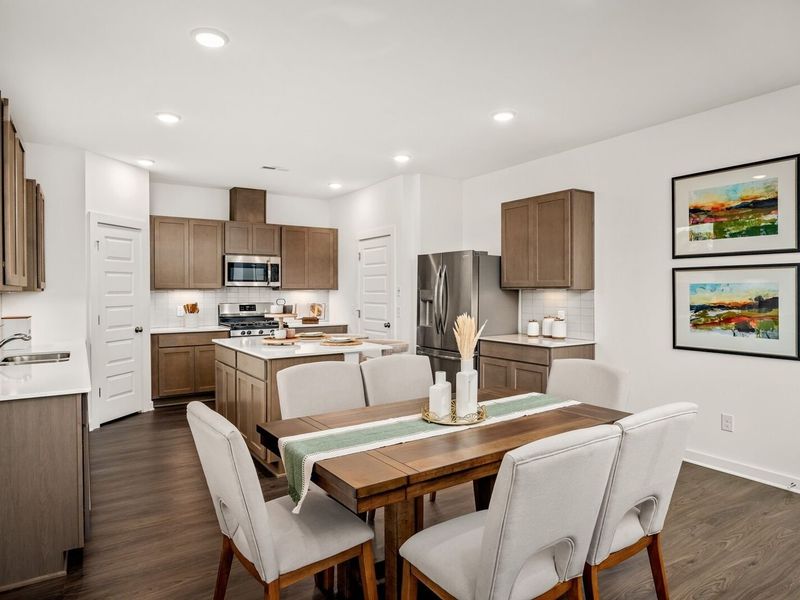 Furnished interior view inside a new home in Sage Farms, White House (Image 13).