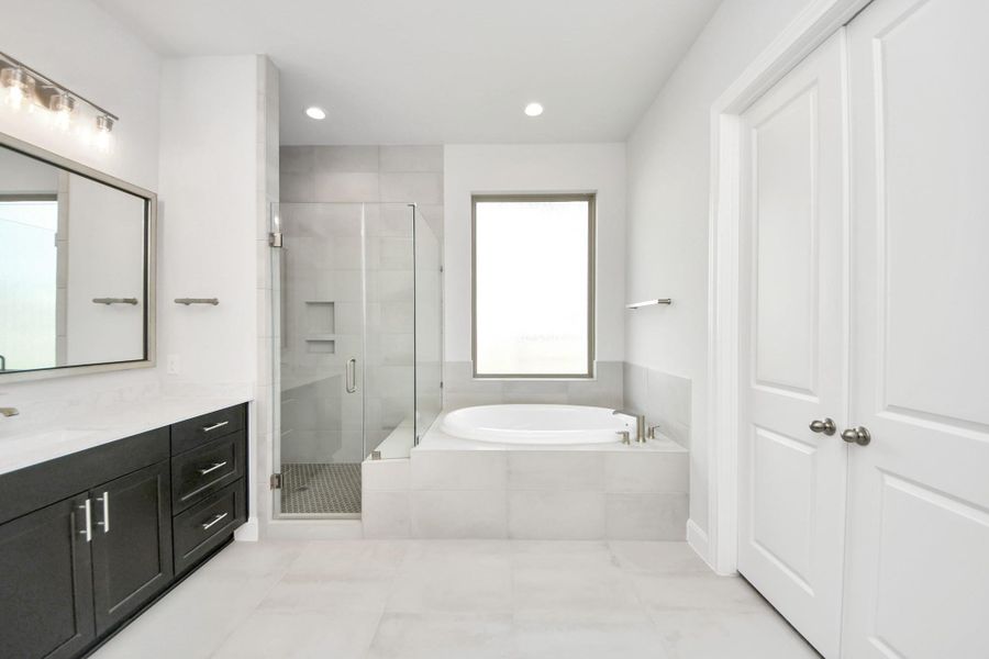 Furnished interior view inside a new home in Marvida, Cypress (Image 14).