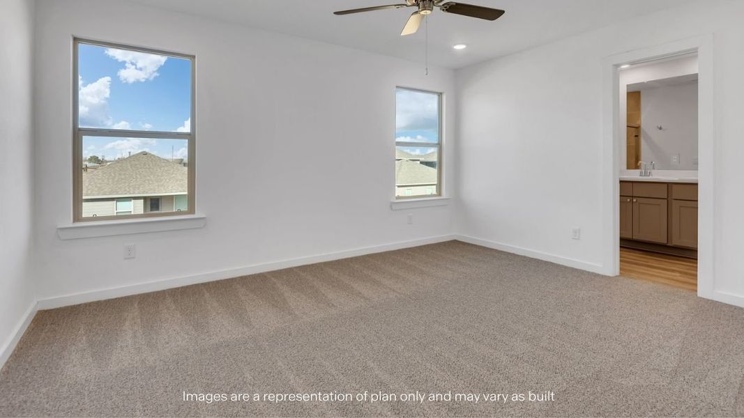 Spacious, unfurnished interior of a new home in Overlook West, Wolfforth (Image 17).