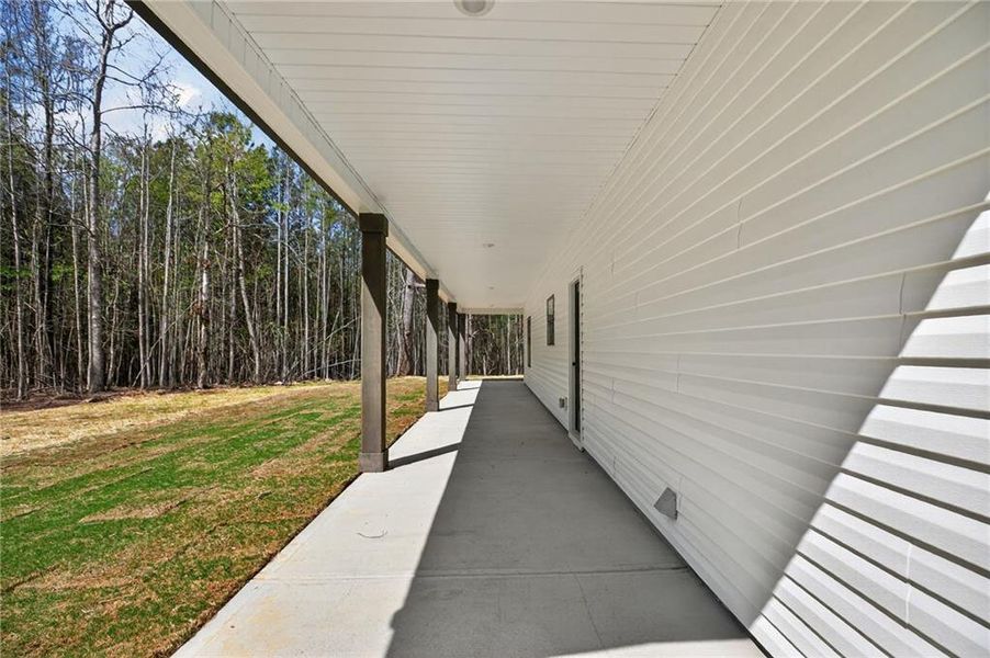 Exterior details and patio area of a home in , Rockmart (Image 28).