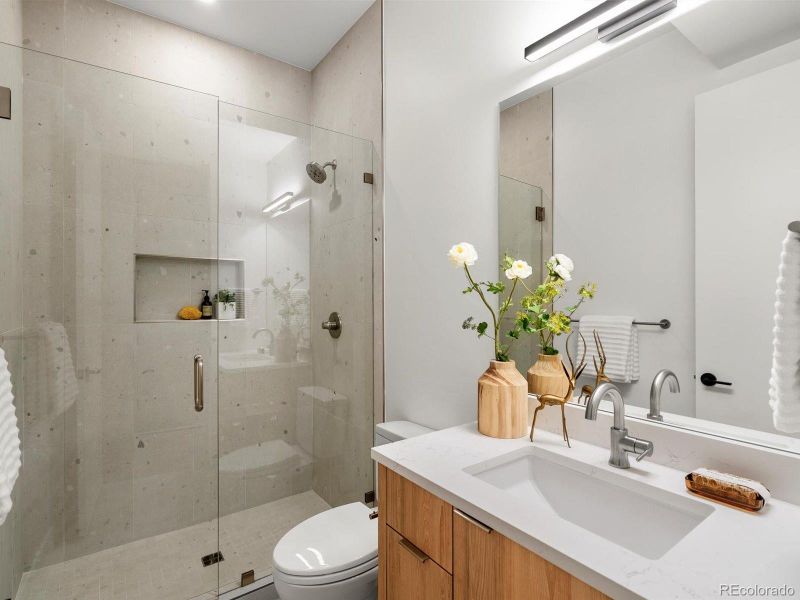 Furnished interior view inside a new home in , Denver (Image 6).