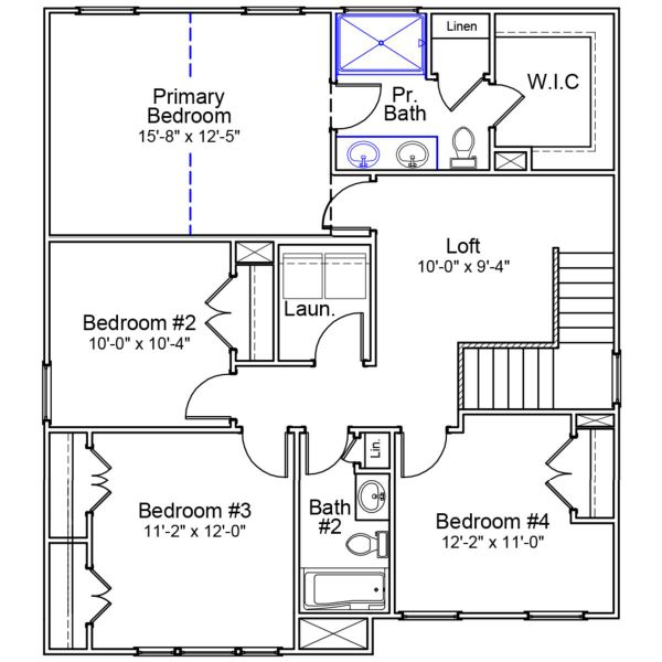 2D floor plan layout of this home in Six Oaks, Summerville, SC (Image 4). 2D floor plan layout of this home in Six Oaks, Summerville, SC (Image 4).