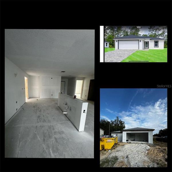 In-progress construction of a new home in , Sebring, FL (Image 16).