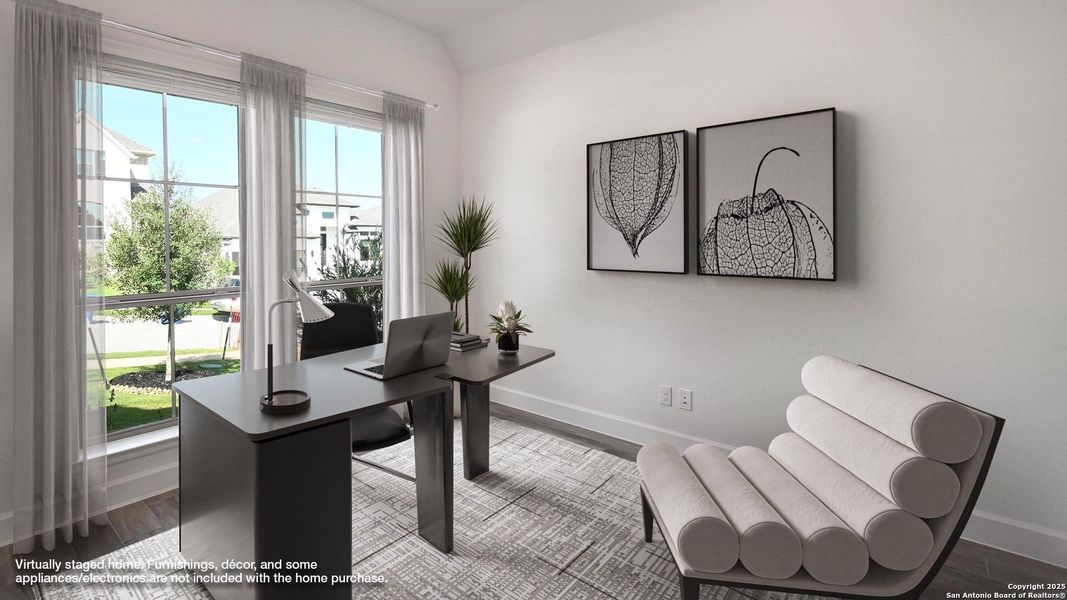 Furnished interior view inside a new home in Johnson Ranch 55', Bulverde (Image 5). Furnished interior view inside a new home in Johnson Ranch 55', Bulverde (Image 5).