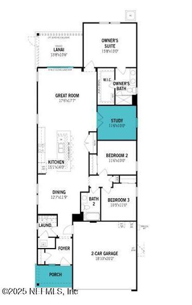 2D floor plan layout of this home in RiverTown - Forest, St. Johns, FL (Image 2). 2D floor plan layout of this home in RiverTown - Forest, St. Johns, FL (Image 2).