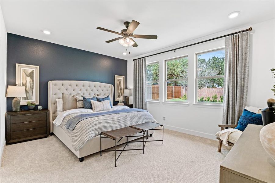 Beazer Homes Enclave at Legacy Hills Laredo Floorplan. This is not a photo of the actual home, but is a photo of the Laredo floorplan.