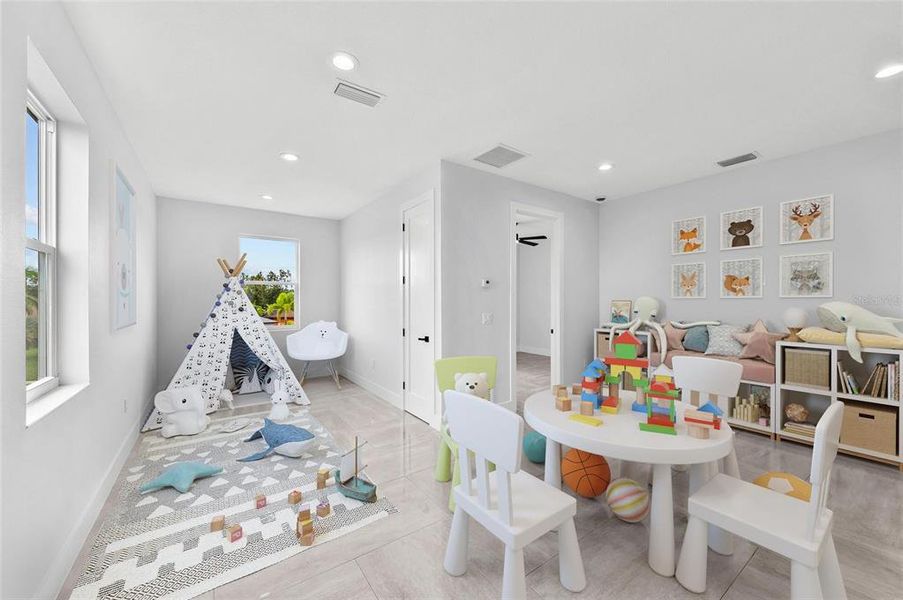 Furnished interior view inside a new home in , Palmetto (Image 31).