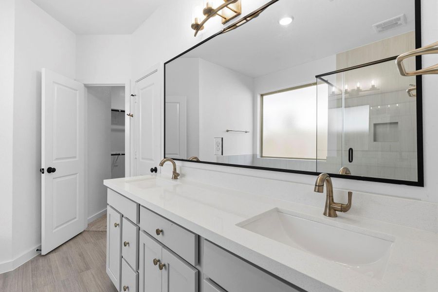 Furnished interior view inside a new home in Sienna 45', 50', Missouri City (Image 9).