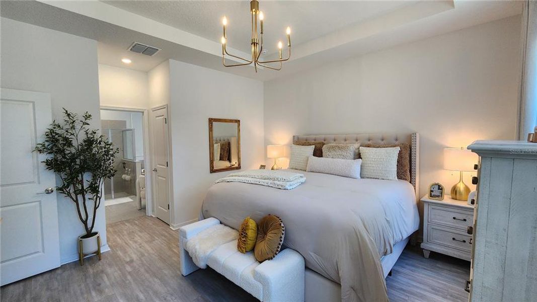 Furnished interior view inside a new home in Bronson's Ridge, Apopka (Image 18). Furnished interior view inside a new home in Bronson's Ridge, Apopka (Image 18).