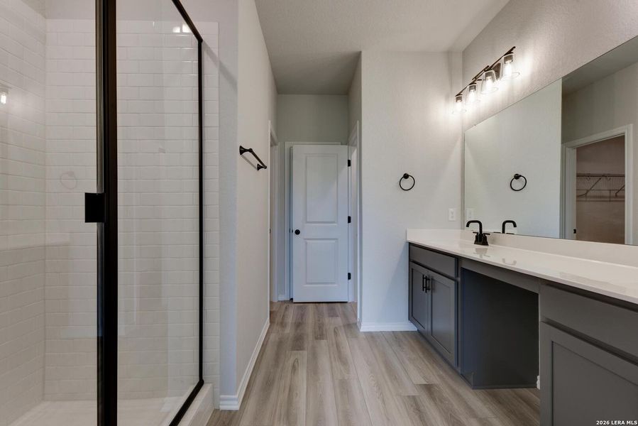 Furnished interior view inside a new home in Hennersby Hollow, San Antonio (Image 10).
