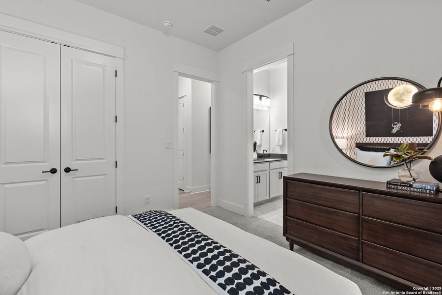 Furnished interior view inside a new home in Bison Ridge, San Antonio (Image 24).
