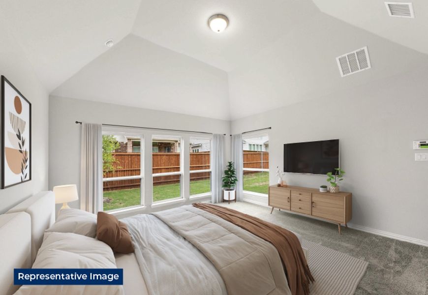 Representative furnished interior of a home built from the Princeton 2F-EW by First Texas Homes in Las Lomas, Forney (Image 9).