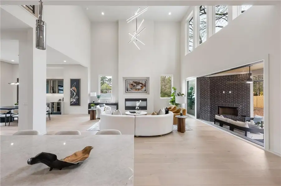 Furnished interior view inside a new home in , Sandy Springs (Image 19).