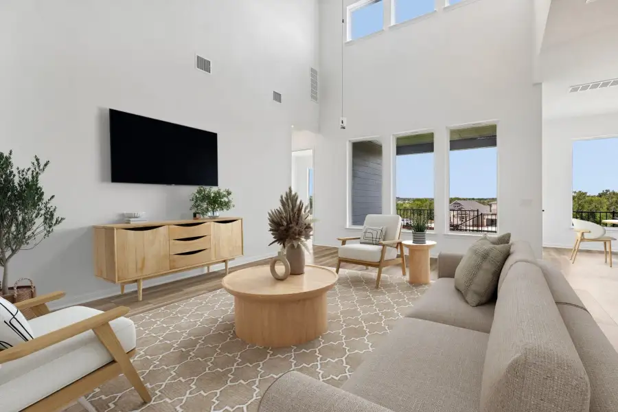 Representative furnished interior of a home built from the Duval by Taylor Morrison in Eastwood, Manor (Image 6).