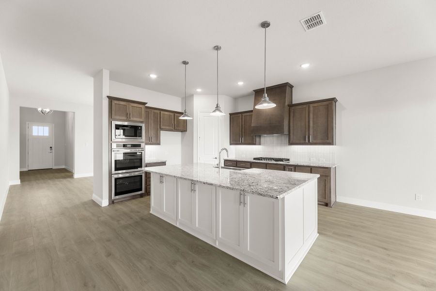 Furnished interior view inside a new home in Settler's Glen, New Fairview (Image 6). Furnished interior view inside a new home in Settler's Glen, New Fairview (Image 6).