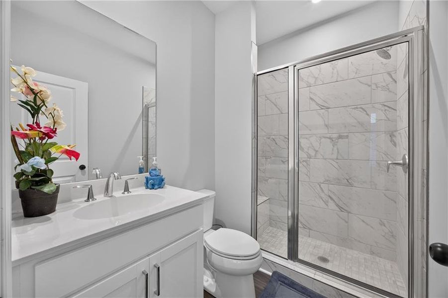 Furnished interior view inside a new home in , Atlanta (Image 13). Furnished interior view inside a new home in , Atlanta (Image 13).