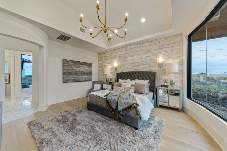 Furnished interior view inside a new home in , Johnson City (Image 9).