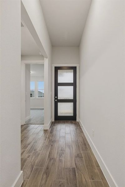 Representative unfurnished interior of a home built from the Oliver 2015 S TLT by Saratoga Homes in Lakeside at Tessera on Lake Travis, Lago Vista (Image 21).