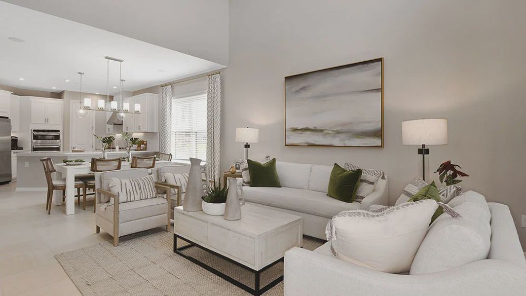 Furnished interior view inside a new home in Lochside, Mount Dora (Image 13).