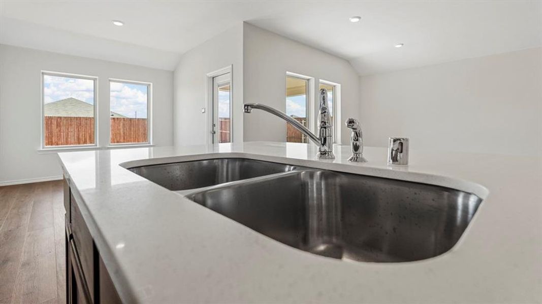 Close-up of interior finishes inside a home in Frontier Pointe, Princeton (Image 9).