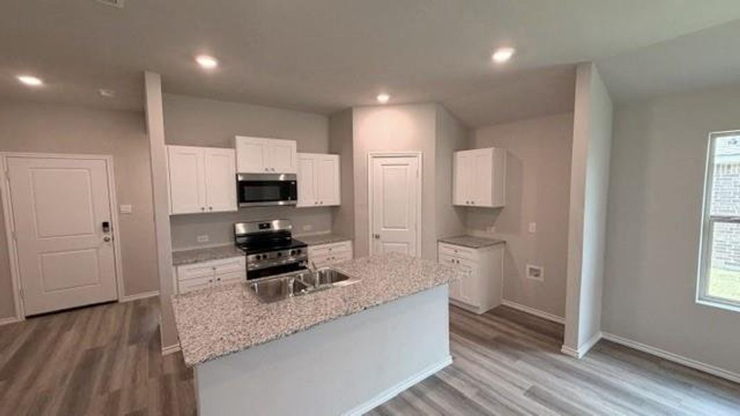 Furnished interior view inside a new home in Sandy Beach, Azle (Image 4). Furnished interior view inside a new home in Sandy Beach, Azle (Image 4).