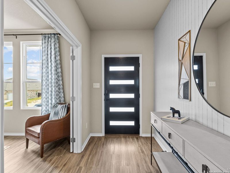 Furnished interior view inside a new home in Bricewood, San Antonio (Image 7).