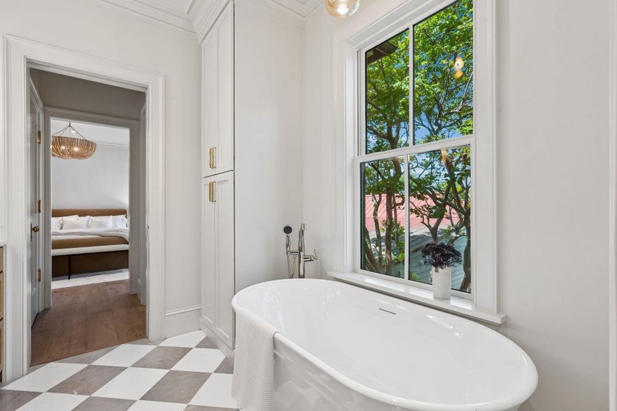 Furnished interior view inside a new home in , Charleston (Image 16).