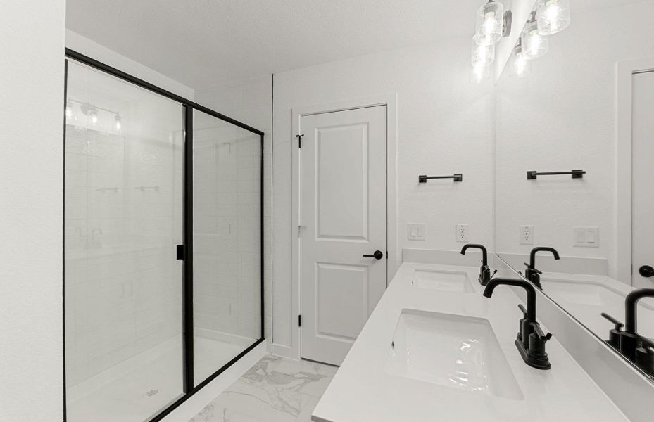 Furnished interior view inside a new home in Sunfield, Buda (Image 7).