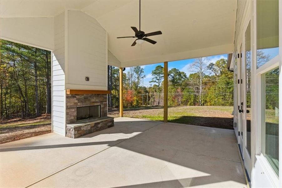 Exterior details and patio area of a home in , Waleska (Image 18).