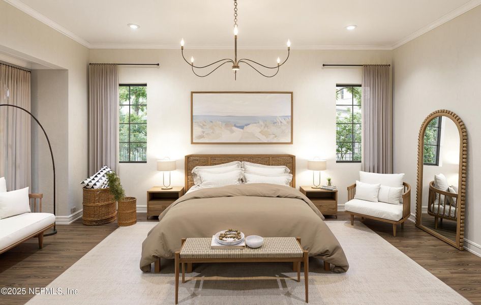 Furnished interior view inside a new home in , Ponte Vedra Beach (Image 9).