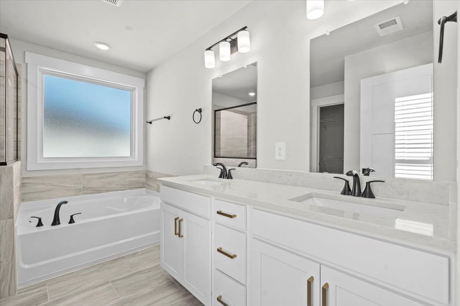 Furnished interior view inside a new home in Cedar Shoals - Signature Collection, Piedmont (Image 10).