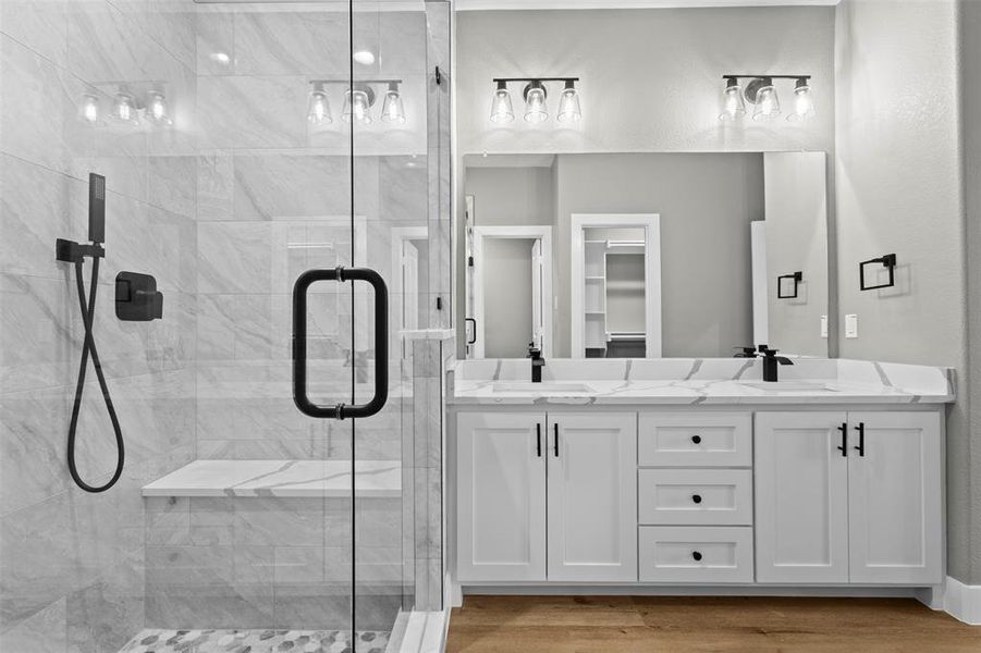 Furnished interior view inside a new home in , Kaufman (Image 9).