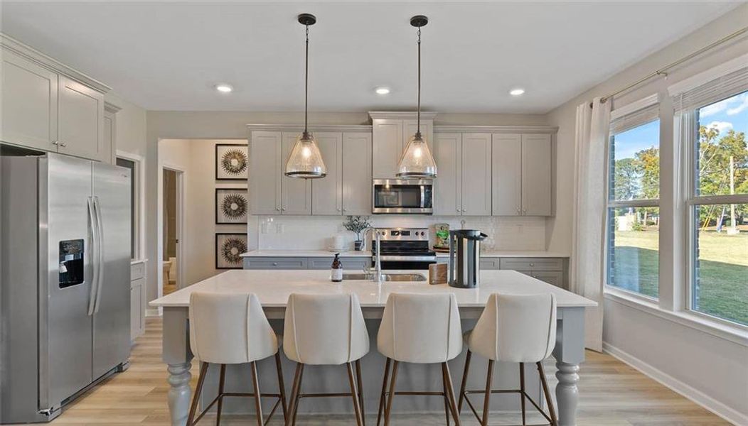 Furnished interior view inside a new home in Adagio, Dacula (Image 24).