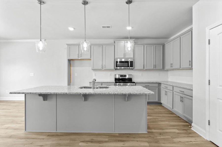 Furnished interior view inside a new home in , Homer (Image 13). Furnished interior view inside a new home in , Homer (Image 13).