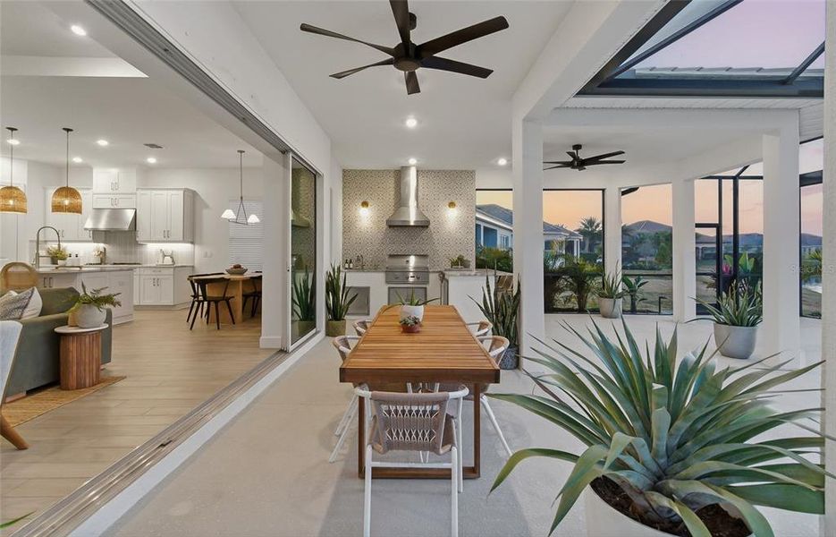 Furnished interior view inside a new home in , Palmetto (Image 39).