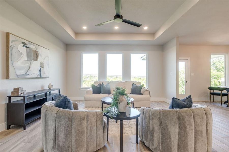 Furnished interior view inside a new home in , White Settlement (Image 13).