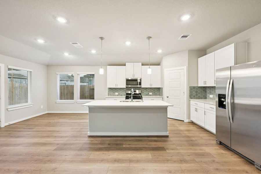 Photo is not of the actual home, but is an inspirational photo of builder’s model home and may depict options, furnishings, and/or decorator features that are not included