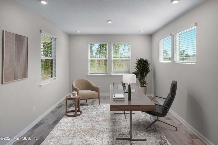 Furnished interior view inside a new home in Lakes at Bella Lago, Green Cove Springs (Image 6).